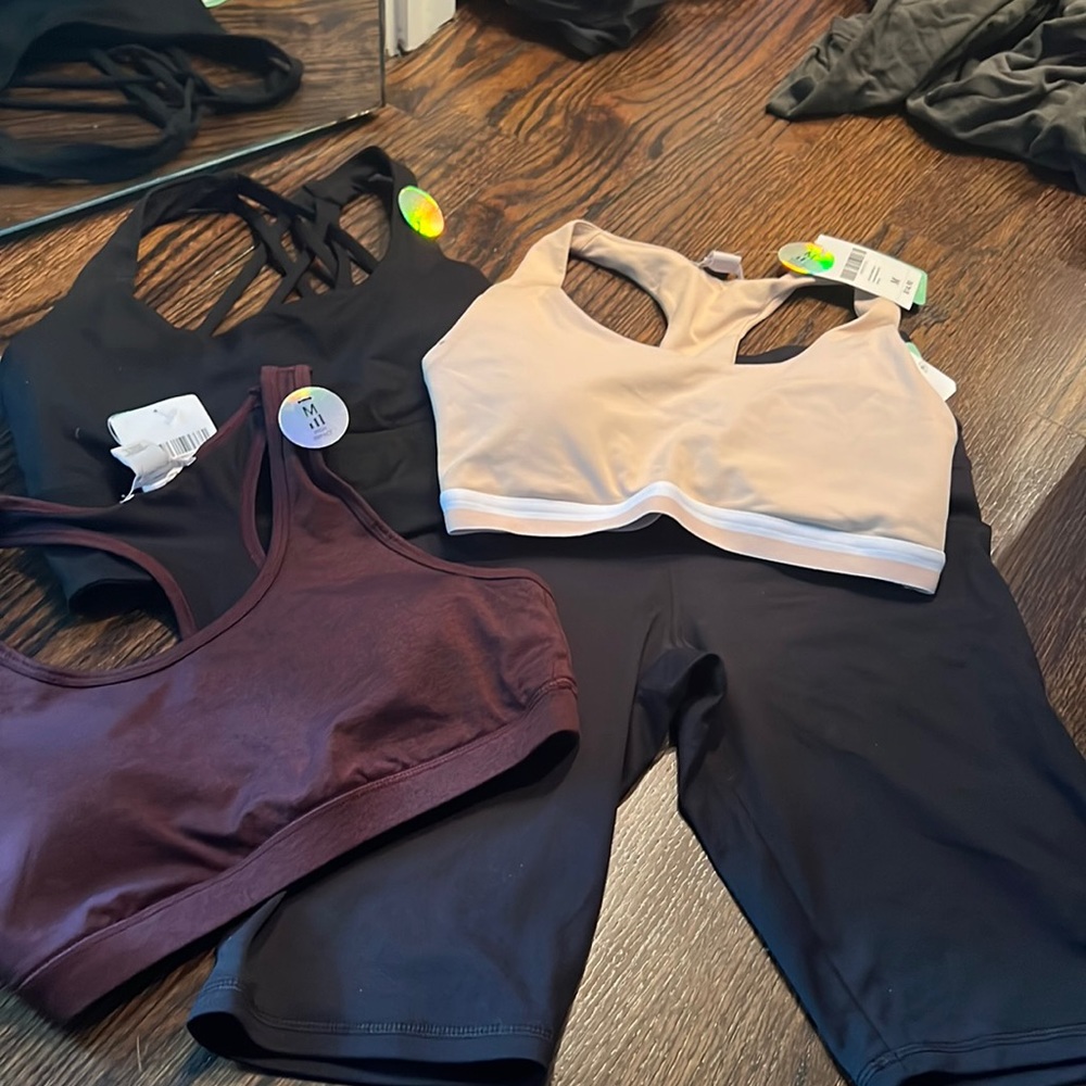 4 pieces brand new forever21 active wear size medium